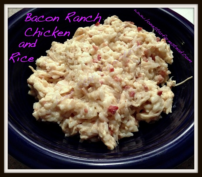 Bacon Ranch Chicken and Rice